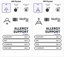 Load image into Gallery viewer, Natural Medicine for Health:  Allergy Support Packs

